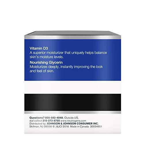 Neutrogena Neutrogena Deep Moisture Night Cream with Glycerin & Vitamin D3, Facial Moisturizer for Dry Skin with Shea butter, Glycerin, Vitamin D3, Non Greasy & Non Comedogenic, 2.25 oz