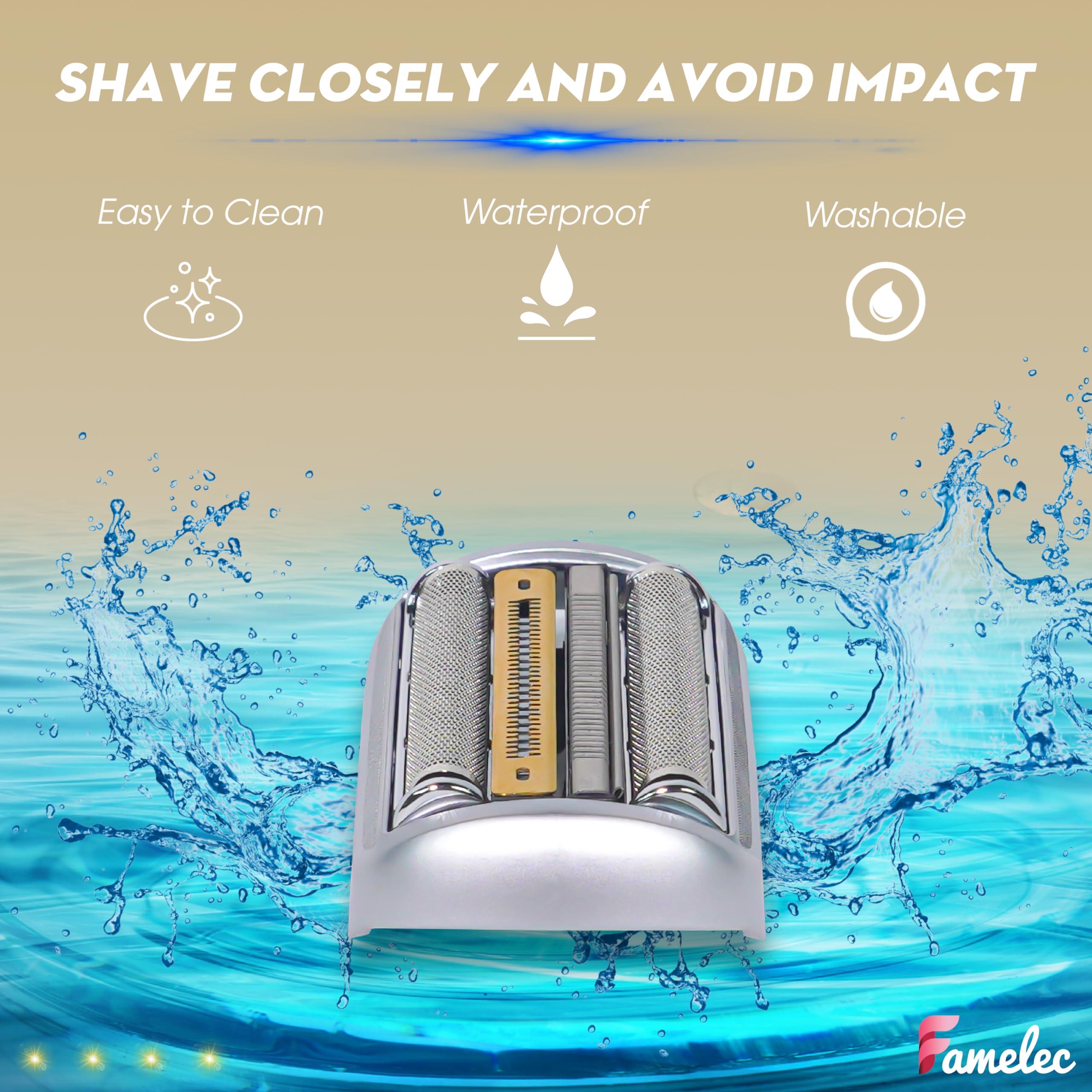 FAMELEC FAMELEC 94M Electric Razor Head for Braun Series 9 Pro, Compatible with Braun Series 9 Replacement Heads, Fit for Braun S9 Sport Replacement Head 9599cc, 9330s Wet&Dry, 9487cc, 9597cc, 9577cc, 9567cc