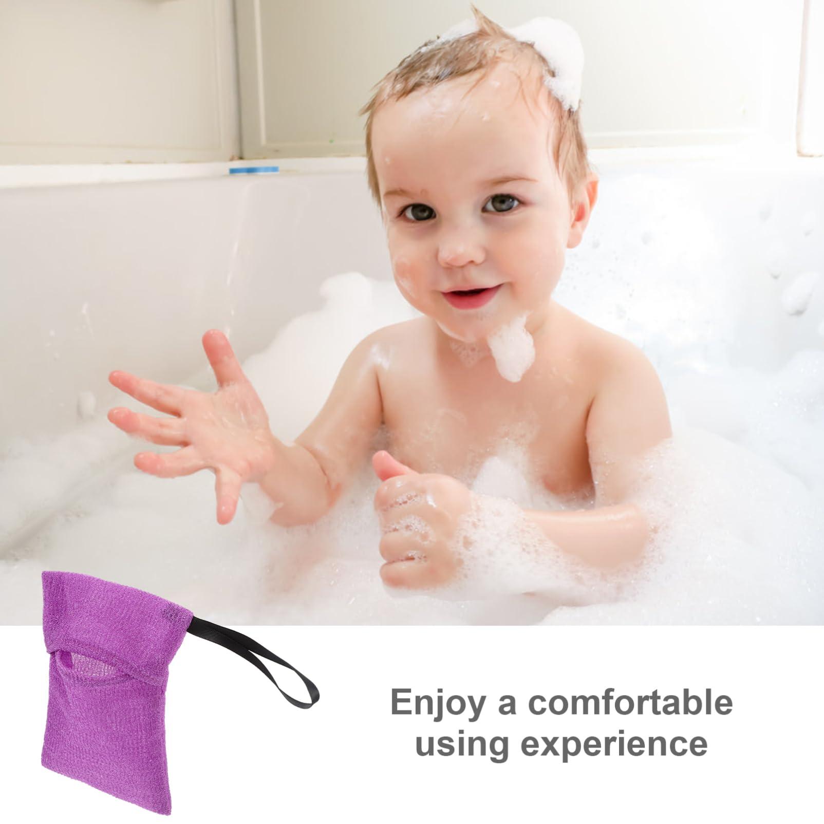 Beavorty Beavorty Bath Bag Soap Bar Travel Bottles Dove Soap Mini Drainer Dishes Holder Soap Holder Soap Hanging Travel Toiletry Bag Travel Soap Container Soap Case Portable Acid Soap Nylon Purple