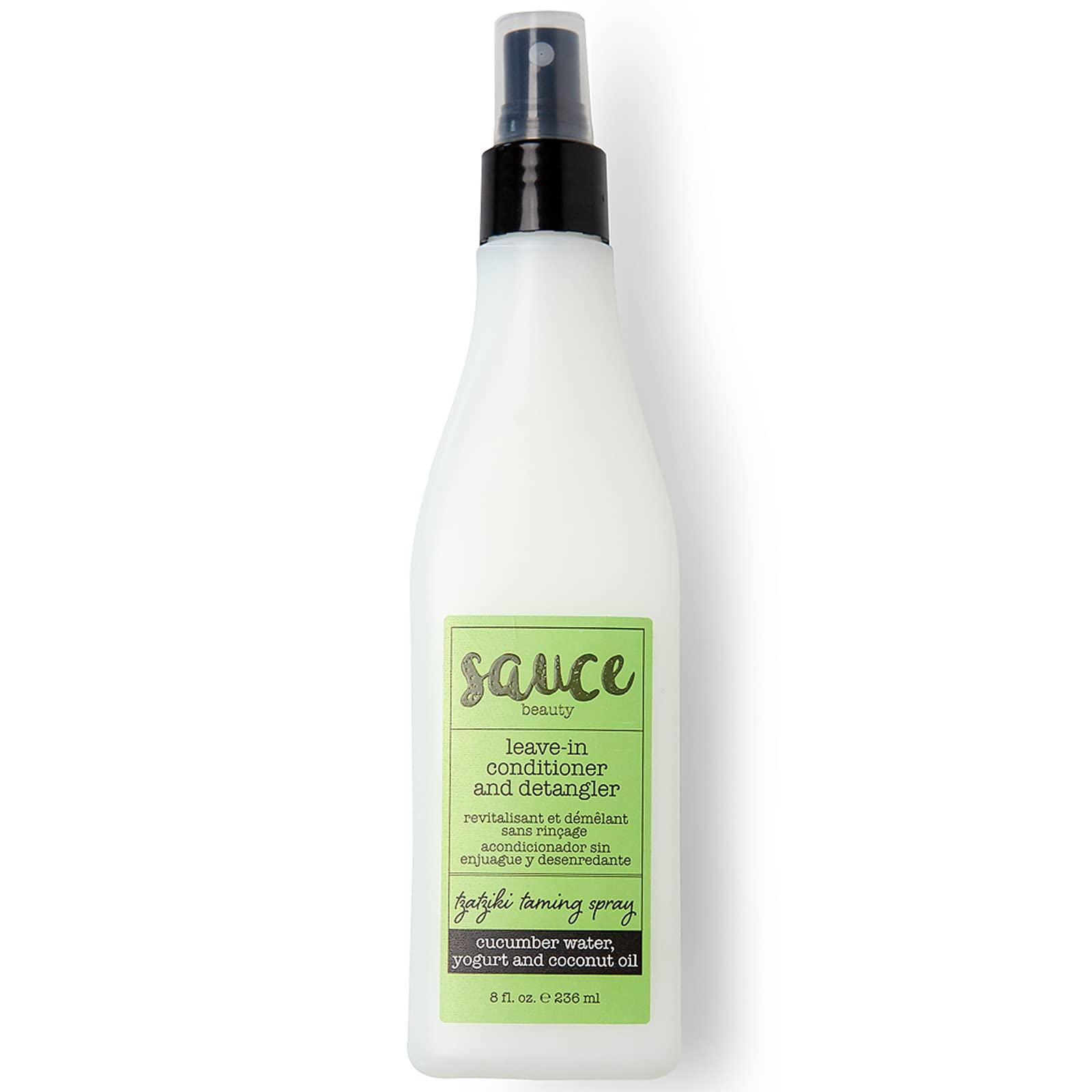 SAUCE BEAUTY SAUCE BEAUTY Guacamole Hair Mask & Tzatziki Leave In Conditioner - Deep Conditioning Treatment & Frizz Control for Curly Dry Damaged Hair - Sulfate Free Paraben Free