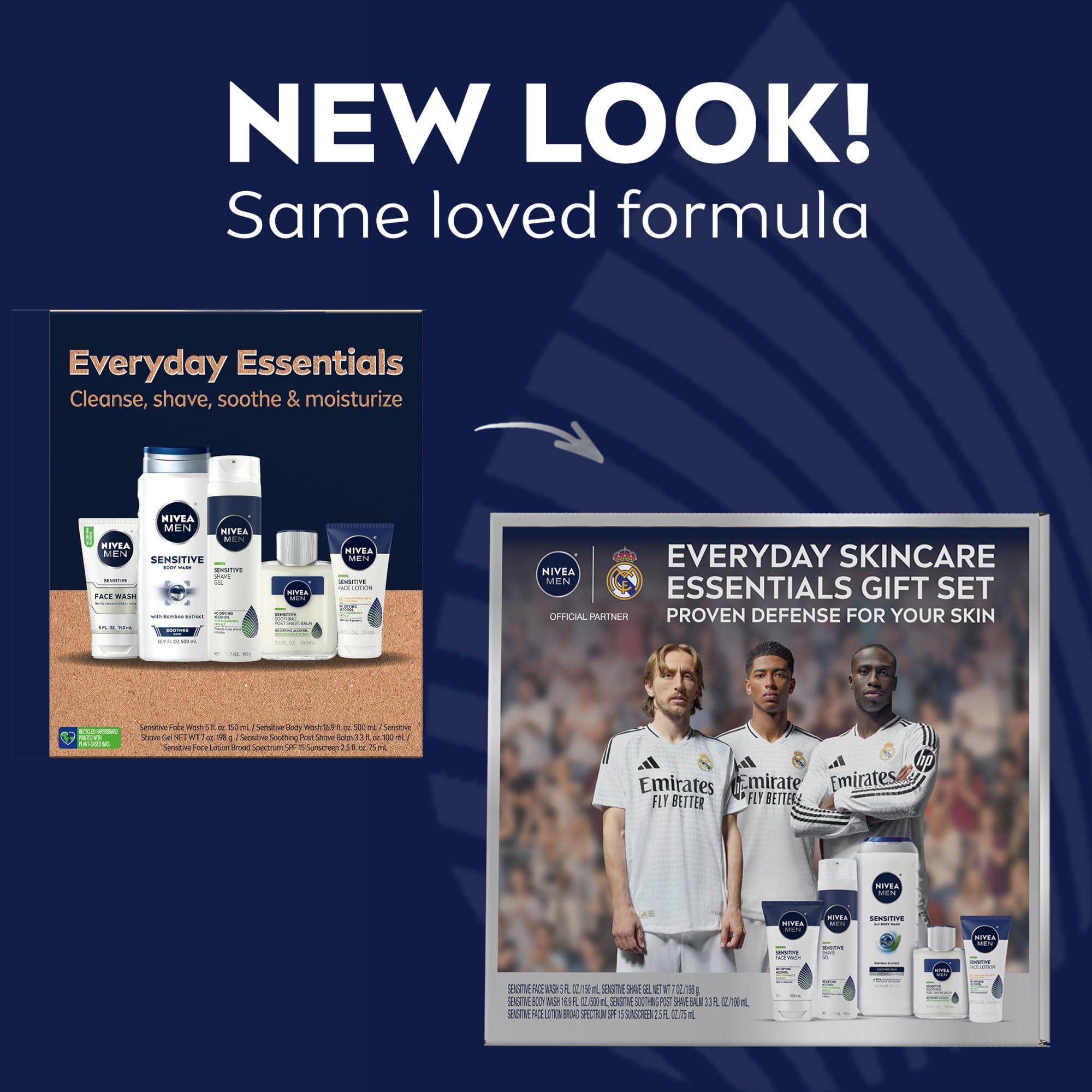 Nivea Men NIVEA MEN Complete Collection Skin Care Set for Sensitive Skin, 5 Piece Set