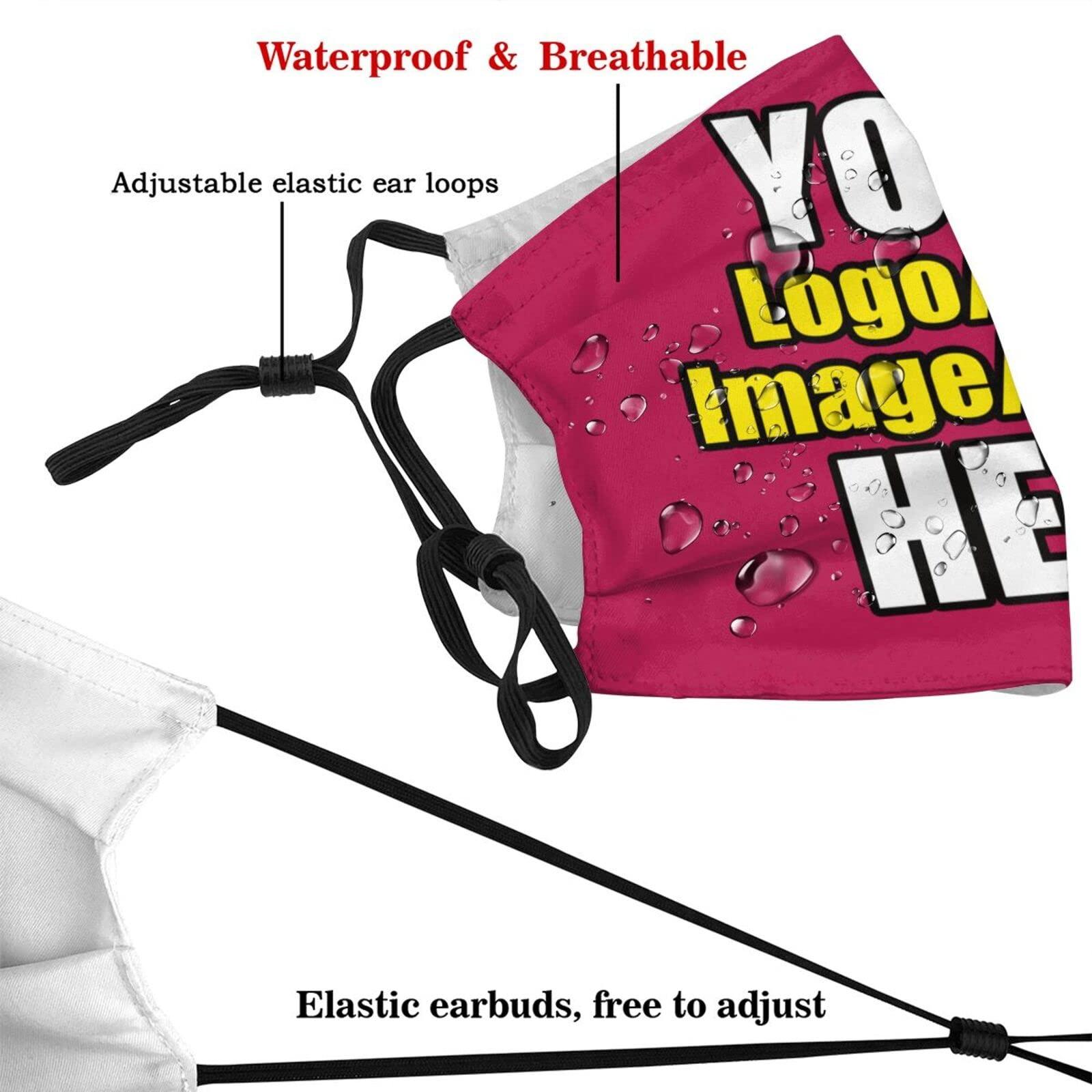 JCETUNO 10 PCS Custom Face Mask Custom Masks Wholesale Face Masks Wedding Face Mask Face Mask Custom Logo Mask Personalized Face Mask Bulk Face Mask Set