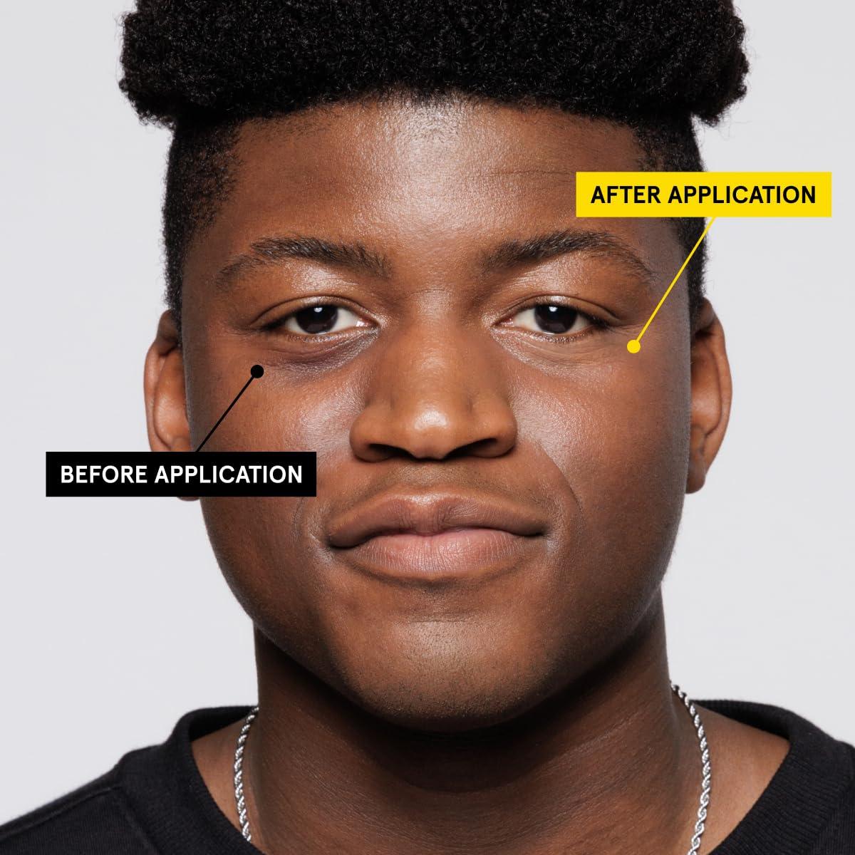 Lumin Lumin Instant Dark Circle Corrector for Men (Not A Concealer), Brightens Eyes, Reduce Dark Circles, Puffiness, Under Eye Men Makeup, Men's Eye Cream, Perfect for Deep Skin Tones, 20mL