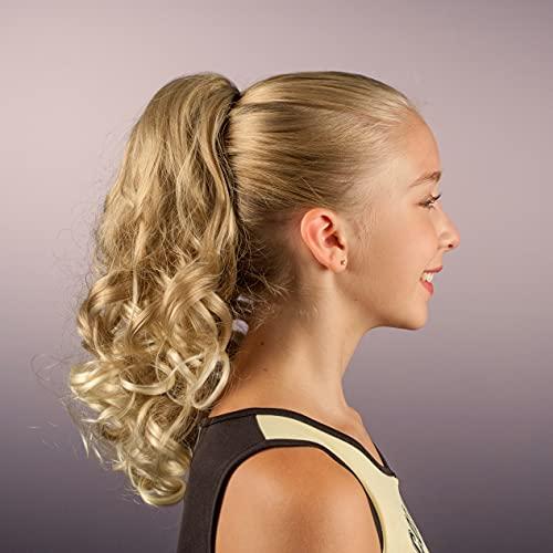 Girly Curls Girly Curls Curly Cheerleader Hairpiece for Cheer and Dance… (Cutie)