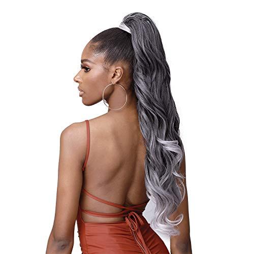 BOBBI BOSS Bobbi Boss Human Hair Blend Tress Up Miss Origin Ponytail Loose Curl 28" (NATBROWN)