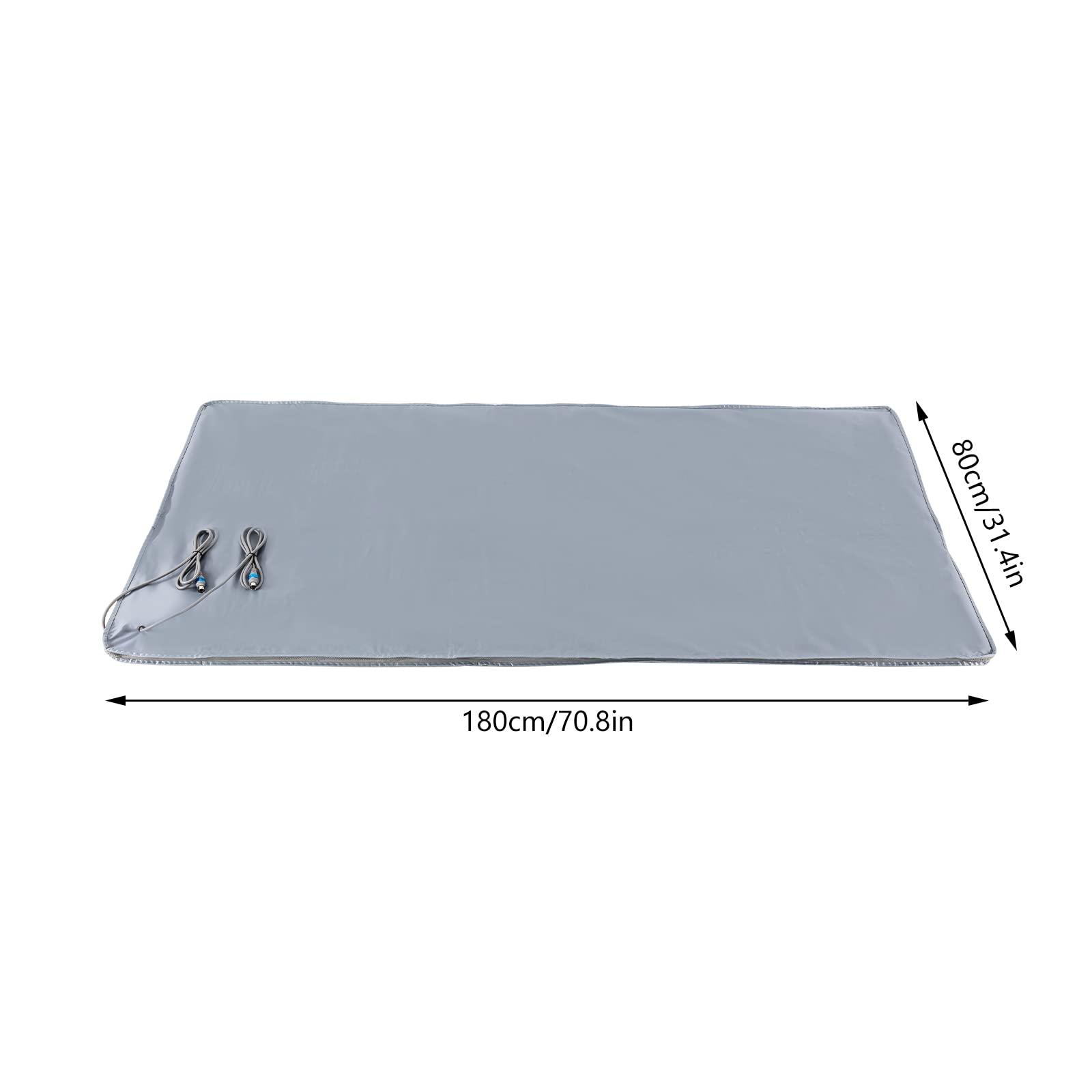 WBGANG Far Infrared Sauna Blanket,Portable Body Shape Detox Slimming Machine With Remote Control ture Control By Zone,360-Degree Heat Circulation,For Beauty Salons,Spas,Homes,EtcAnd Timer Function,Tempera