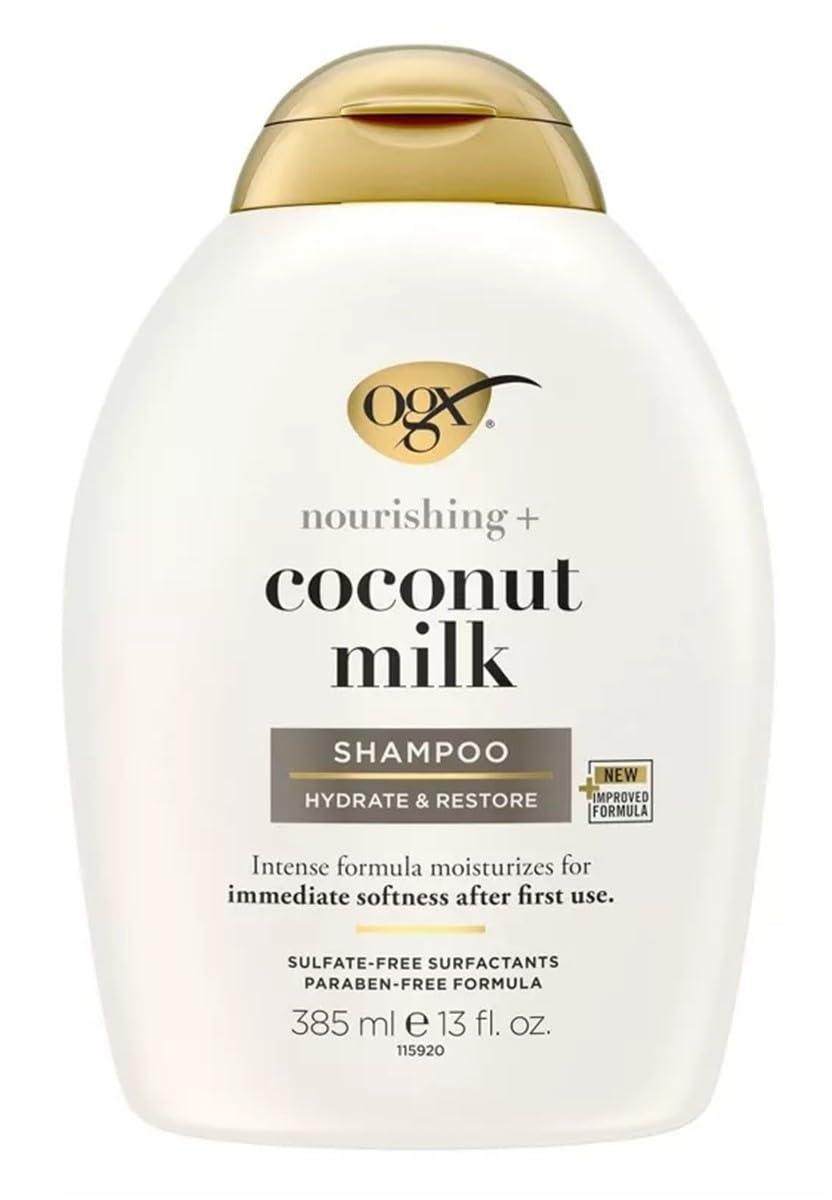 OGX Ogx Shampoo Coconut Milk Nourishing 13 Ounce (384ml) (Pack of 3)