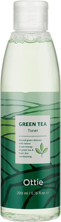 Ottie Ottie Green Tea Skin Care Set(5 items) / Cleansing Foam 150ml, Toner 200ml, Essence 40ml, Cream 40ml, Eye Cream 30ml