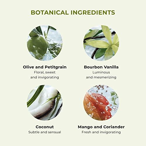 YR YVES ROCHER Yves Rocher Kit of Plaisirs Nature Hand Creams | 4 Travel-Sized Hand Creams with Shea Butter for Dry Skin | 1.01 Fl Oz Each