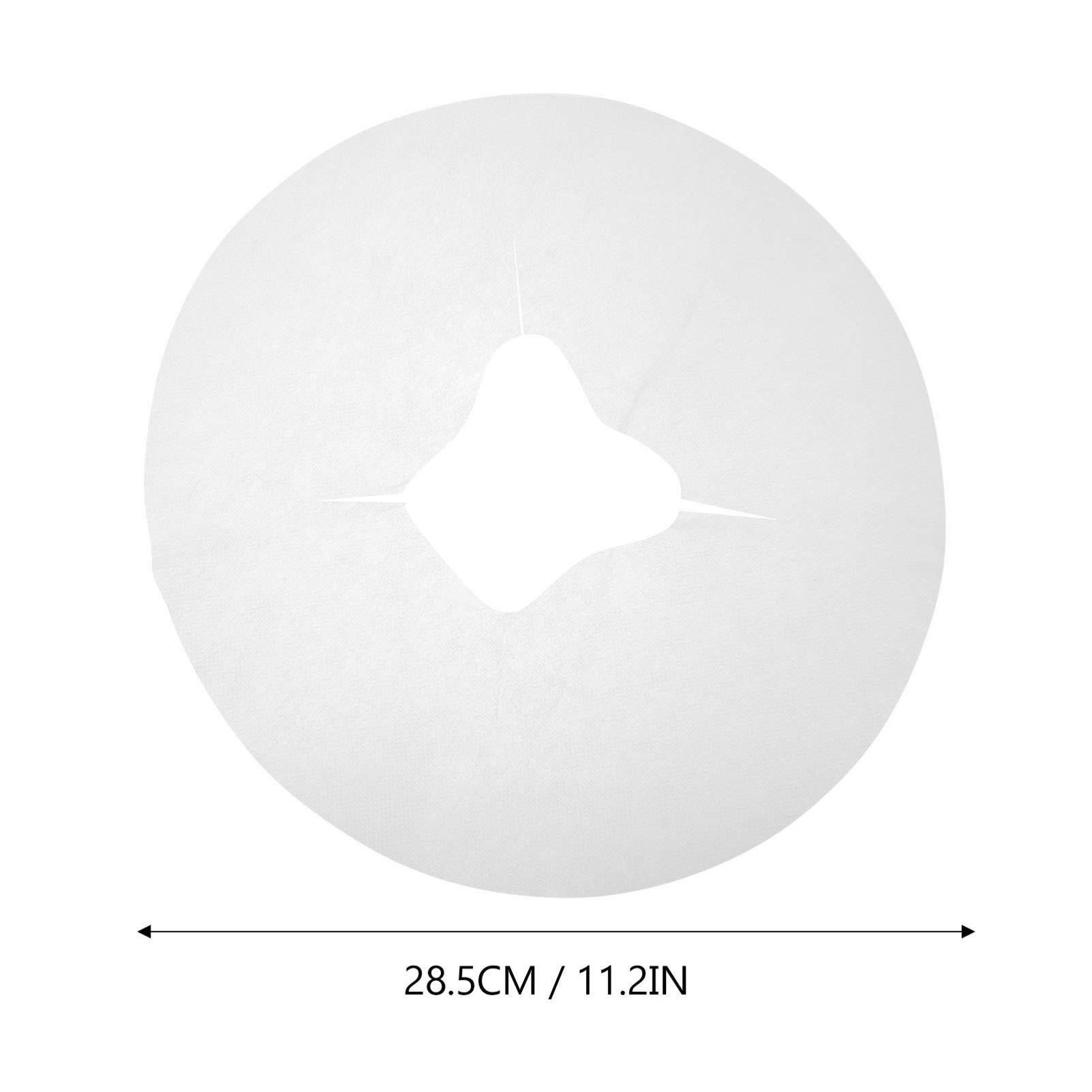 Healeved Healeved Sheets Bed Massage Face Cradle Cover Face Cradle Covers for Massage Table Massage Face Cradle Cover for Massage Tables & Massage Chairs, 100 White White Bed Portable Bassinet