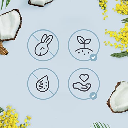 Love Beauty And Planet Love Beauty And Planet Silicone-Free Conditioner Thickening Conditioner for Fine Hair Coconut Water and Mimosa Flower in Reusable and Refillable Aluminum Bottle 16.5 fl oz