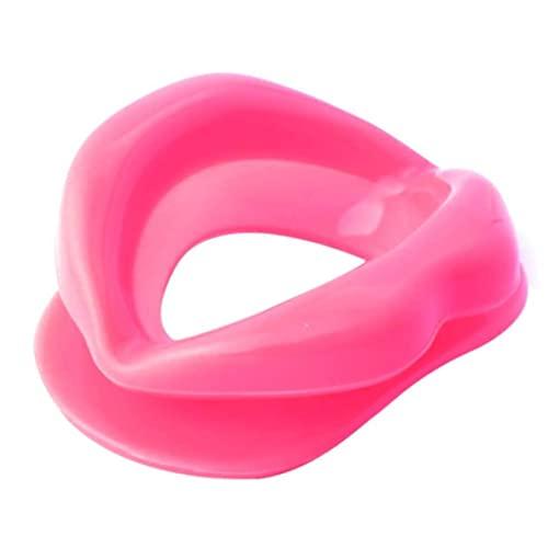 Jorzer Silicone Lips Exerciser Facial Muscle Tightener Face Lifting Mouth Stretcher Trainer, Mouth Exerciser, Lips Muscle Trainer, Mouth Muscle Tightener, Pink