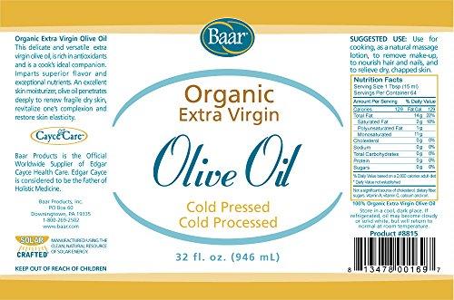 Baar Baar Organic Olive Oil, 32 Ounces
