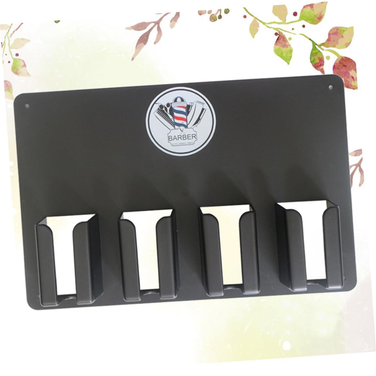 Ipetboom Ipetboom Rack Trimmer Hair Dryer Clipper Salon Organizer Hair Holder Hairdressing Tool Holder Hair Clippers Hairdressers Scissors Salon Clipper Wall Holder Hairdresser Bag Black