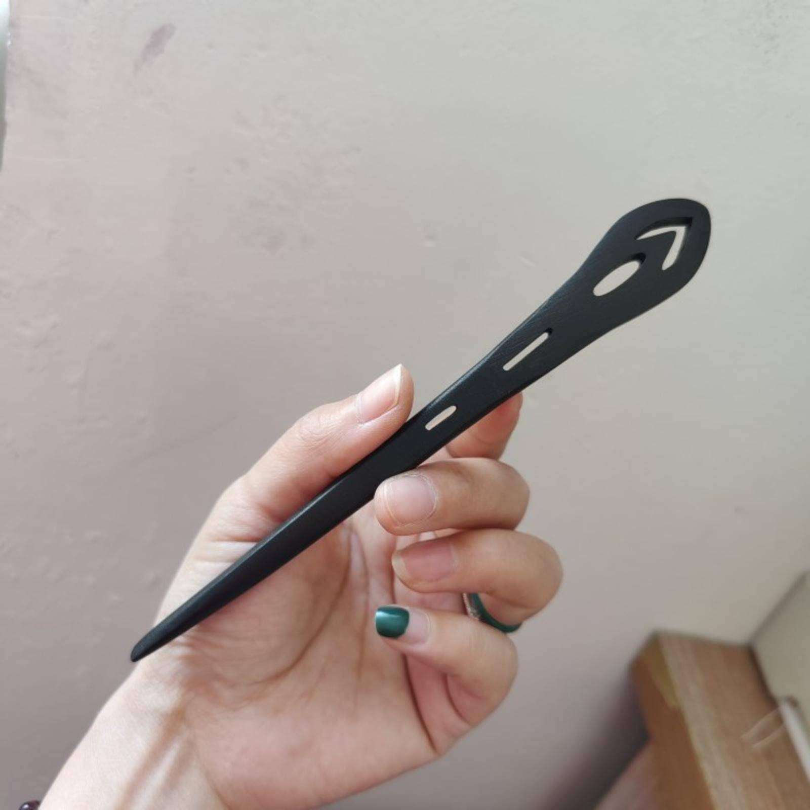 BIHOOA Hairpin ancient style wooden hair clasp simple black hairpin Chinese style hair clasp updo hair accessories wholesale hairpin headdress for Han Chinese clothing women