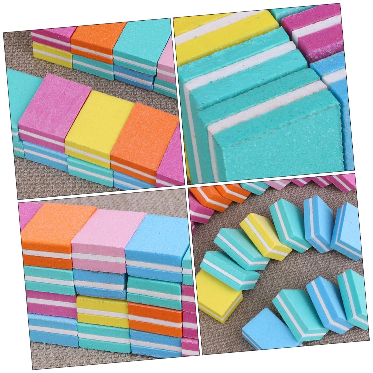 SOESFOUFU SOESFOUFU Nail File Set 10pcs Mini Nail Files and Buffers Sponge Nail Art Tool for Nail Sanding