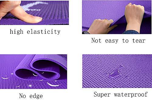 AKKY AKKY Travel Yoga Mat Foldable Lightweight Thin Hot Yoga Mat with Attached Carrying Strap and Travel Bag Sports Yoga Mat for All Types of Yoga,Aerobics,Martial Arts