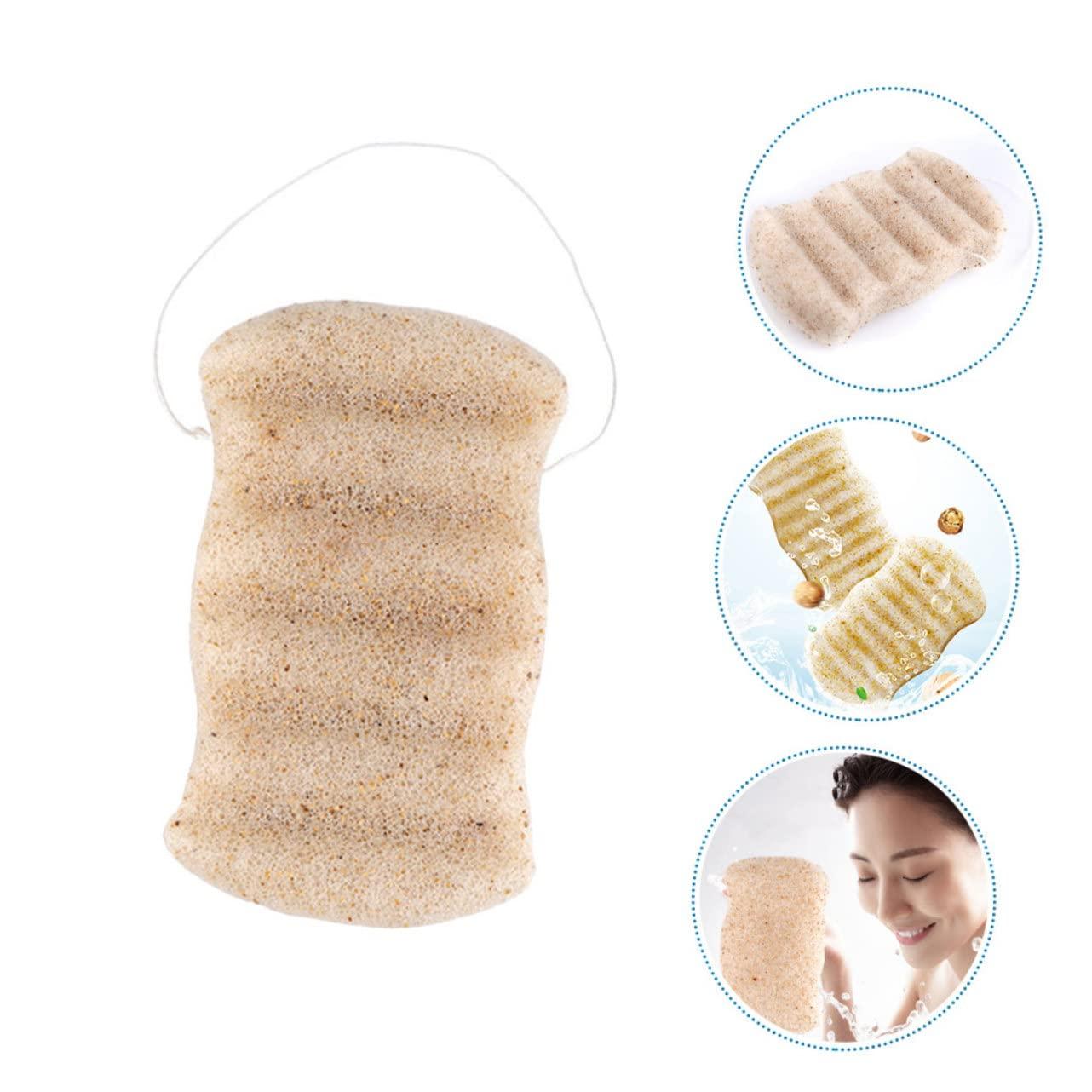 Beavorty Beavorty 1pc Bath Cotton Cleaning Sponges Powder Puffs Facial Sponges Facial Tools Bath Sponge Duster Seep Damp Skin Care Tools Face Wash Cosmetics Pads Facial Cleaning Sponge Gum