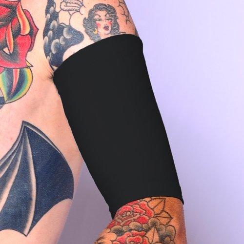 Tat2X Tat2X Ink Armor Premium Half Arm Tattoo Cover Sleeve - No Slip Gripper - U.S. Made - Dark Navy - XSS (single half arm sleeve)