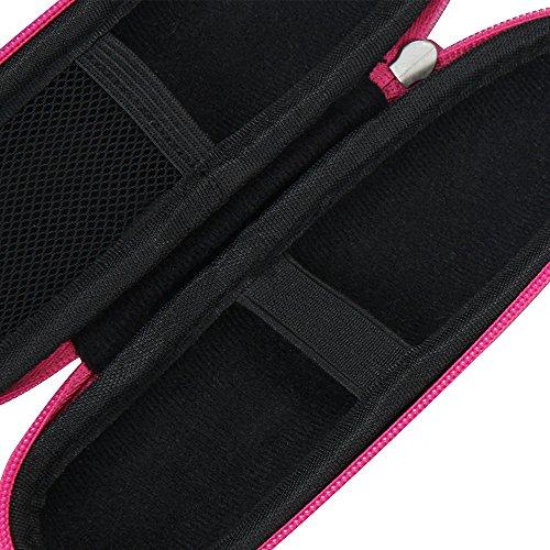 Hermitshell Hermitshell Travel Case Fits Panasonic ES2113PC Facial Hair Trimmer Women Pivoting Head Eyebrow Trimmer Attachments (Pink)