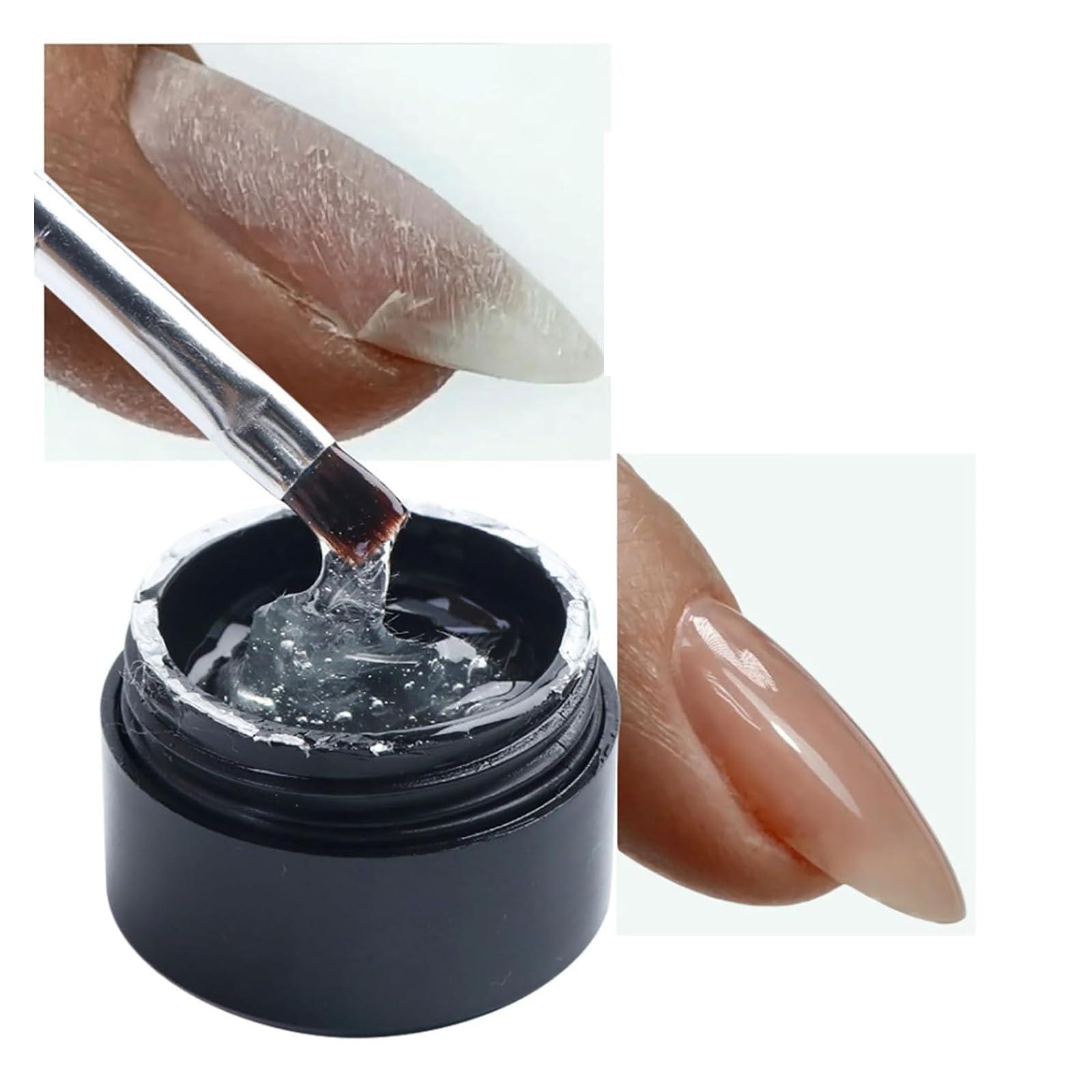 Generic Nail Repair Protection Gel, Analoguey Nail Repair Gel, Nail Repair Kit for Split Natural Nail, Nail Repair Gel for Broken Natural Nails, Quick Drying (3pcs)