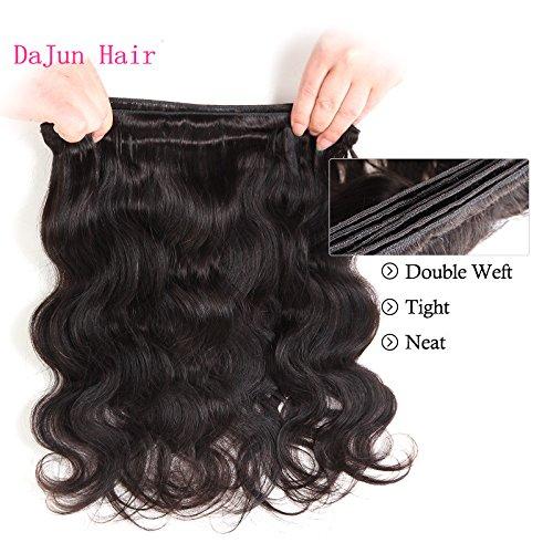 DaJun Sale Hair Weft 18" Peruvian Virgin Remy Grace Hair Products Human Hair Extension Body Wave 1pcs/lot 100gram Natural Colour Hair Weave