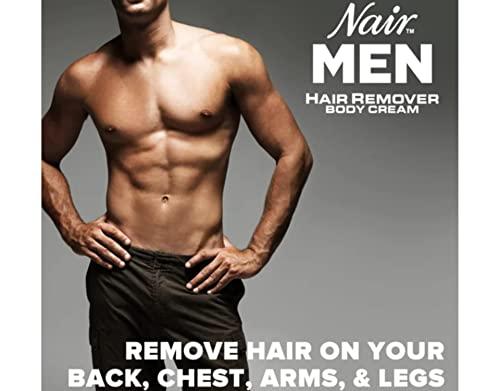 Nair Nair For Men Hair Removal Body Cream 13 oz (Pack of 4)