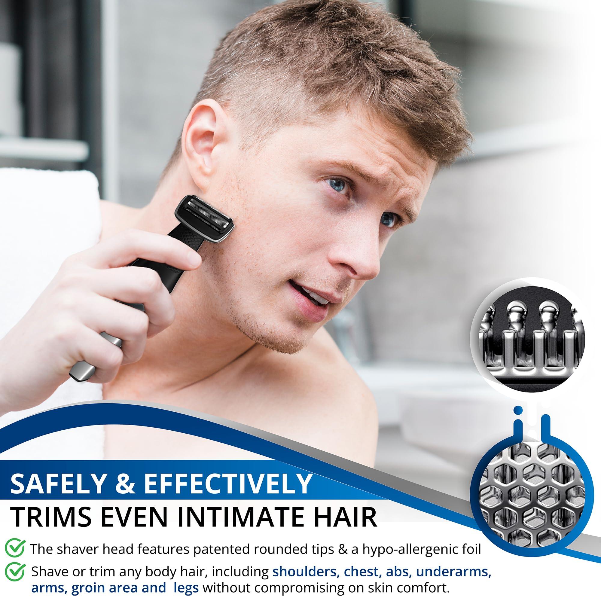 PHILIPS Philips Norelco Body Groomer Series 5000 Body Shaver, Body Hair Trimmer for Men, Showerproof Manscaping Groin Trimmer for Men