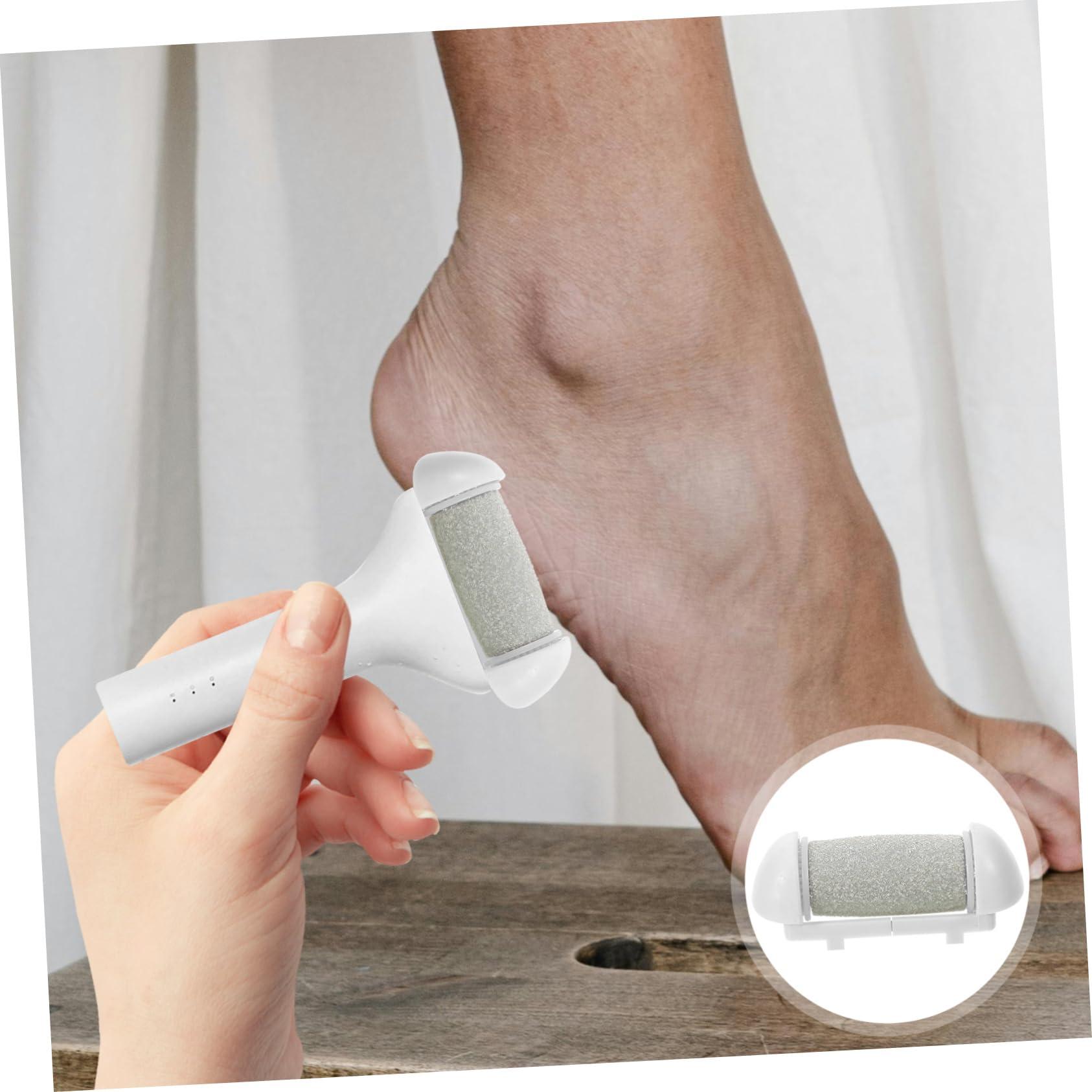 IWOWHERO IWOWHERO 5pcs Electric Foot Grinder Accessories Cuticle Electric Foot File Roller Glove Heads Electric Drill Bit Sharpener Electric Pedicure Electrical Tools Pedicure Supplies Plastic Grey