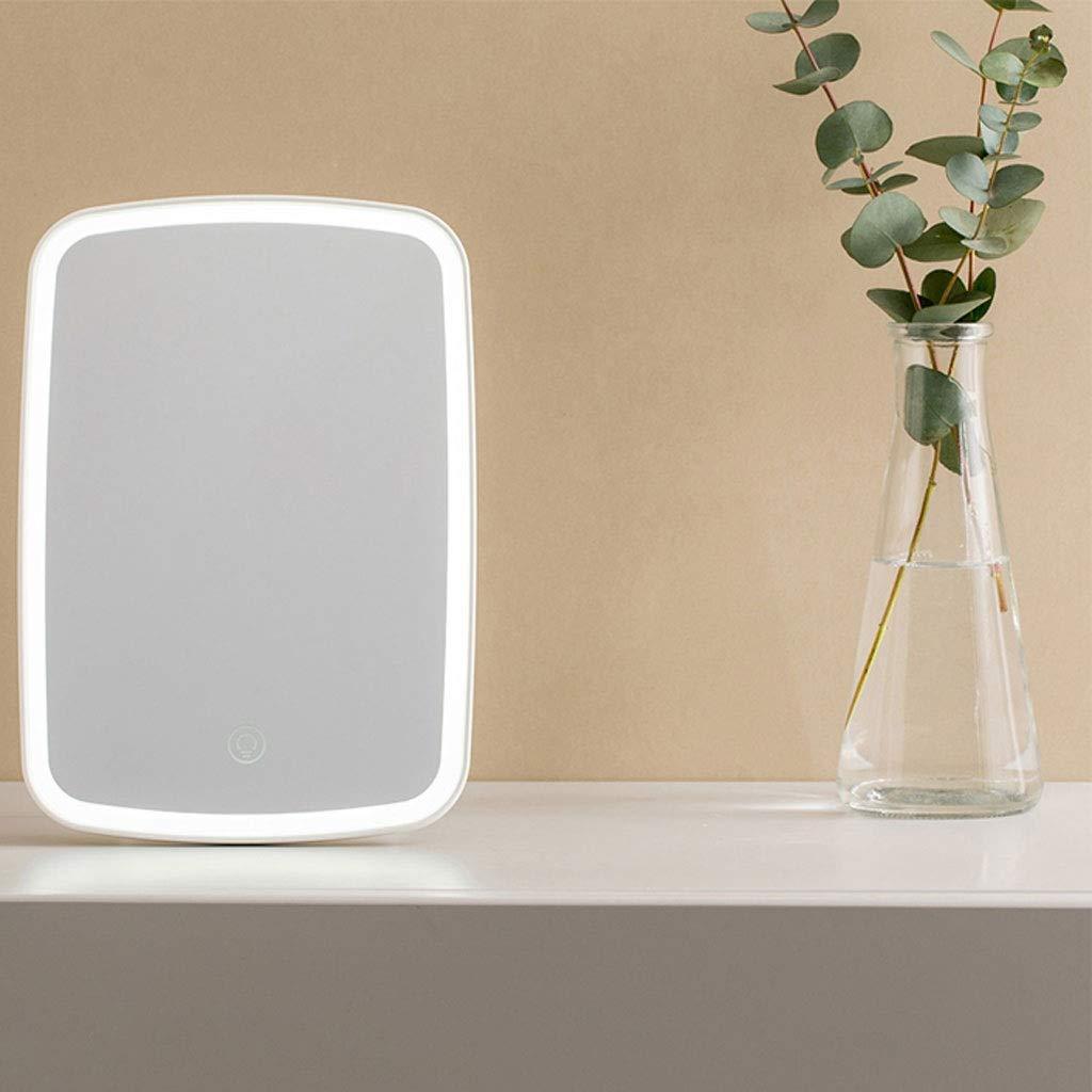 DIPSTICK DIPSTICK Vanity Mirror Desktop with Light Makeup Mirror Dressing Table Fill Light Portable Folding Light Bedroom LED Makeup Mirror Mirror Makeup