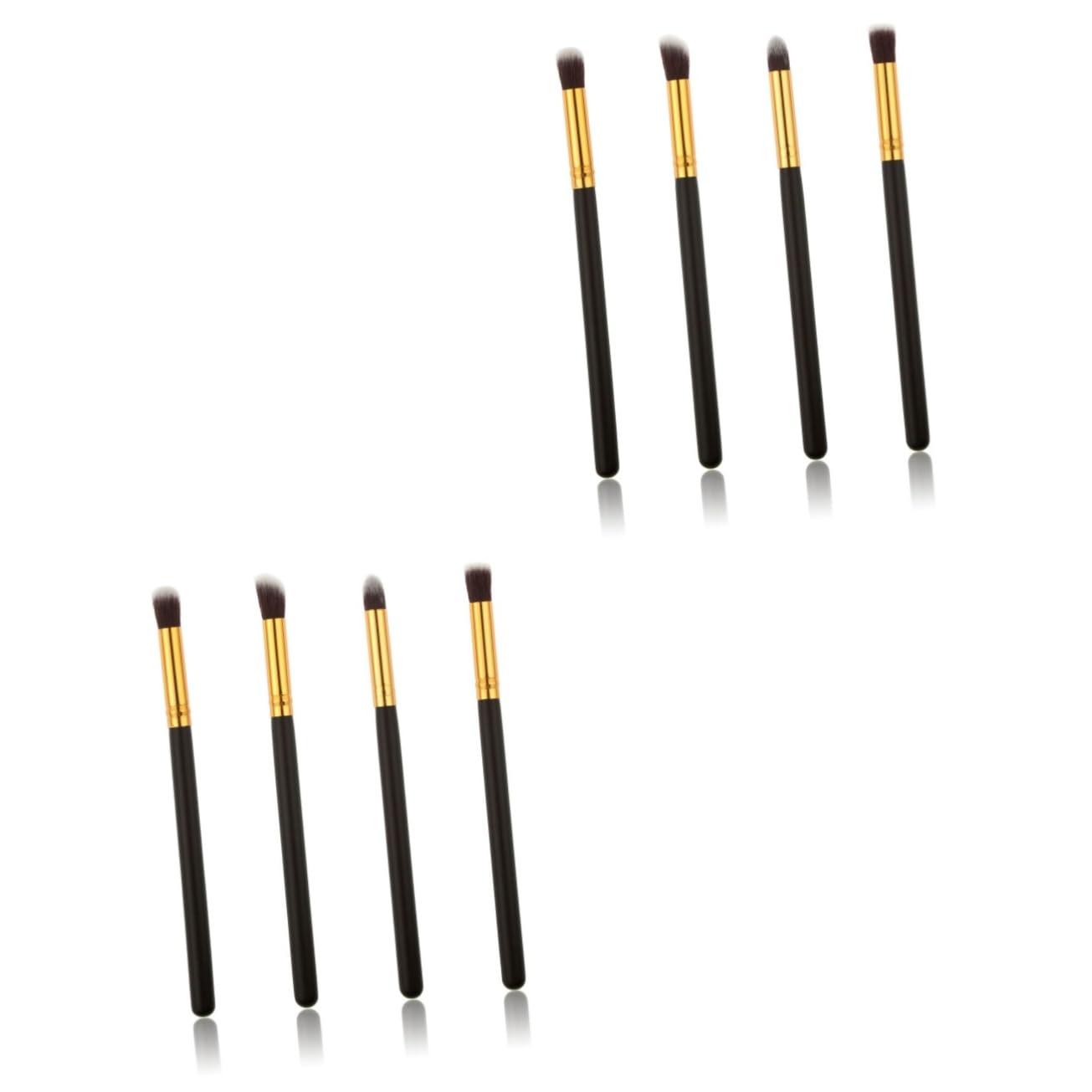 DOITOOL DOITOOL 8 Pcs Cream Powder Eyeshadow Stick Blending Eyeshadow Brush Eye Make-up Brush Kit Synthetic Foundation Makeup Eyeshadows Eyeliner Blending Crease Kit Glitter Makeup Shimmer Flash