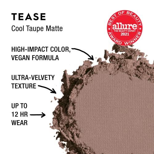 URBAN DECAY URBAN DECAY 24/7 Eyeshadow Compact - Award-Winning & Long-Lasting Eye Makeup - Up to 12 Hour Wear - Ultra-Blendable, Pigmented Color - Vegan Formula – Tease (Cool Taupe Matte)