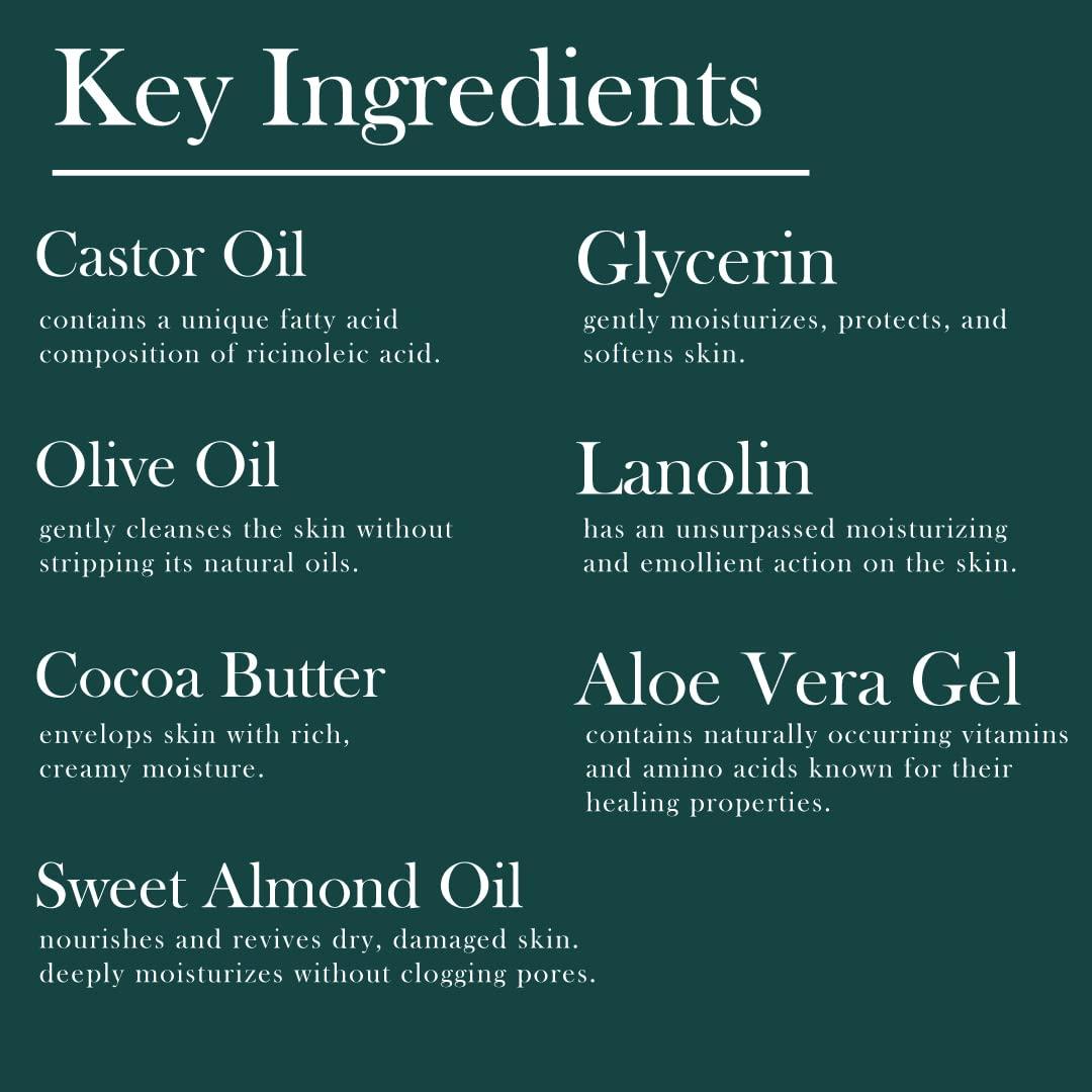 Baar Palma Christi (Castor Oil) Natural Cleansing Bar Soap, 3 bar set