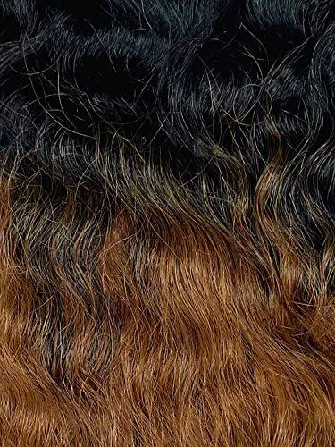 Sensationnel Sensationnel What lace 13x6 Wigs - zelena lacefrontal hand tied glueless synthetic with natural density preplucked hairline (T1B/30)