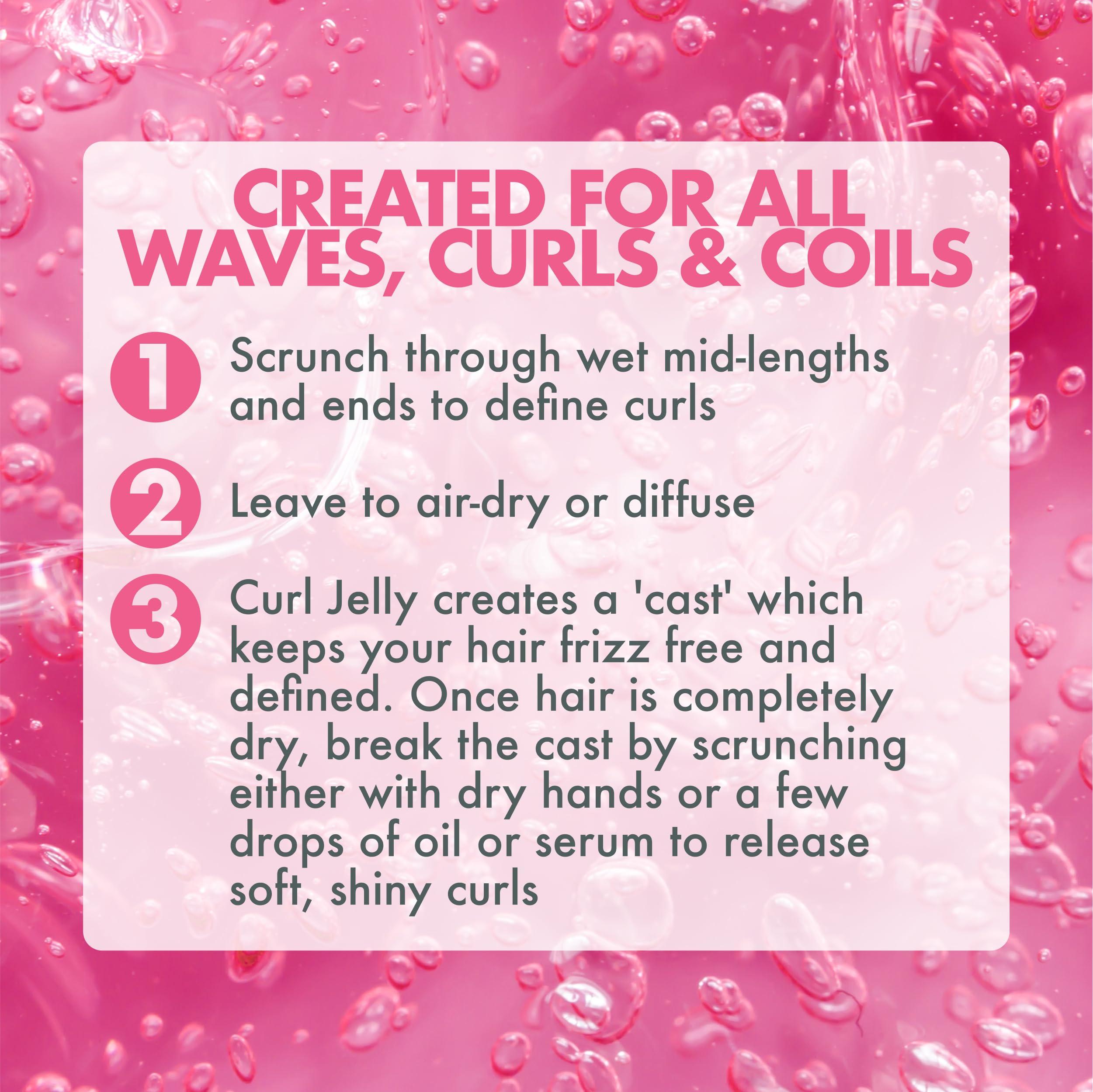 Umberto Giannini Umberto Giannini Curl Jelly Scrunching Jelly 7 fl Oz - Frizz Solution Defining Hair Gel for 2a-4c Curly, Wavy, Coily Hair - Vegan & Cruelty-Free