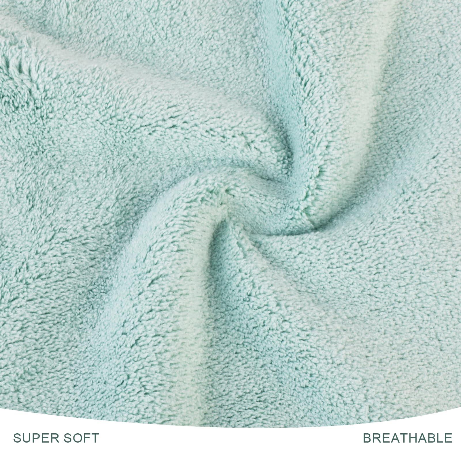 PHOGARY PHOGARY Microfiber Makeup Remover Cloth, 6 Pack Reusable Makeup Eraser Cloth for Face, Microfibre Erase Your Face Washcloths, Make up Cloth Remover Towel - Gentle on Skin (8 x 8in, Green)