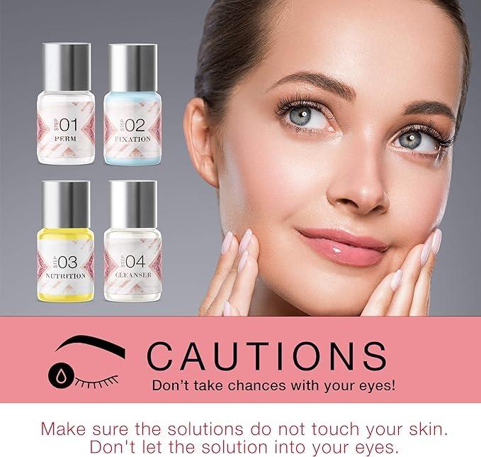 Lephoqua Lash Lift Kit Eyelash Perm Kit: Eyelash Brow Lamination Kit - Lash Perming Curling Kit At home DIY and Professional for beginners - 2024 Upgraded