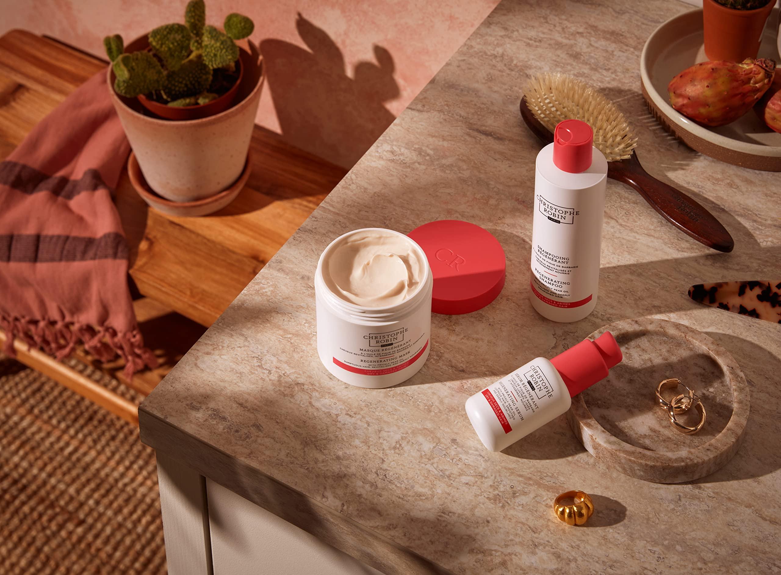 Christophe Robin Christophe Robin Regenerating Mask with Prickly Pear Seed Oil for Dry, Damaged and Chemically Treated Hair 75ml, Travel Size