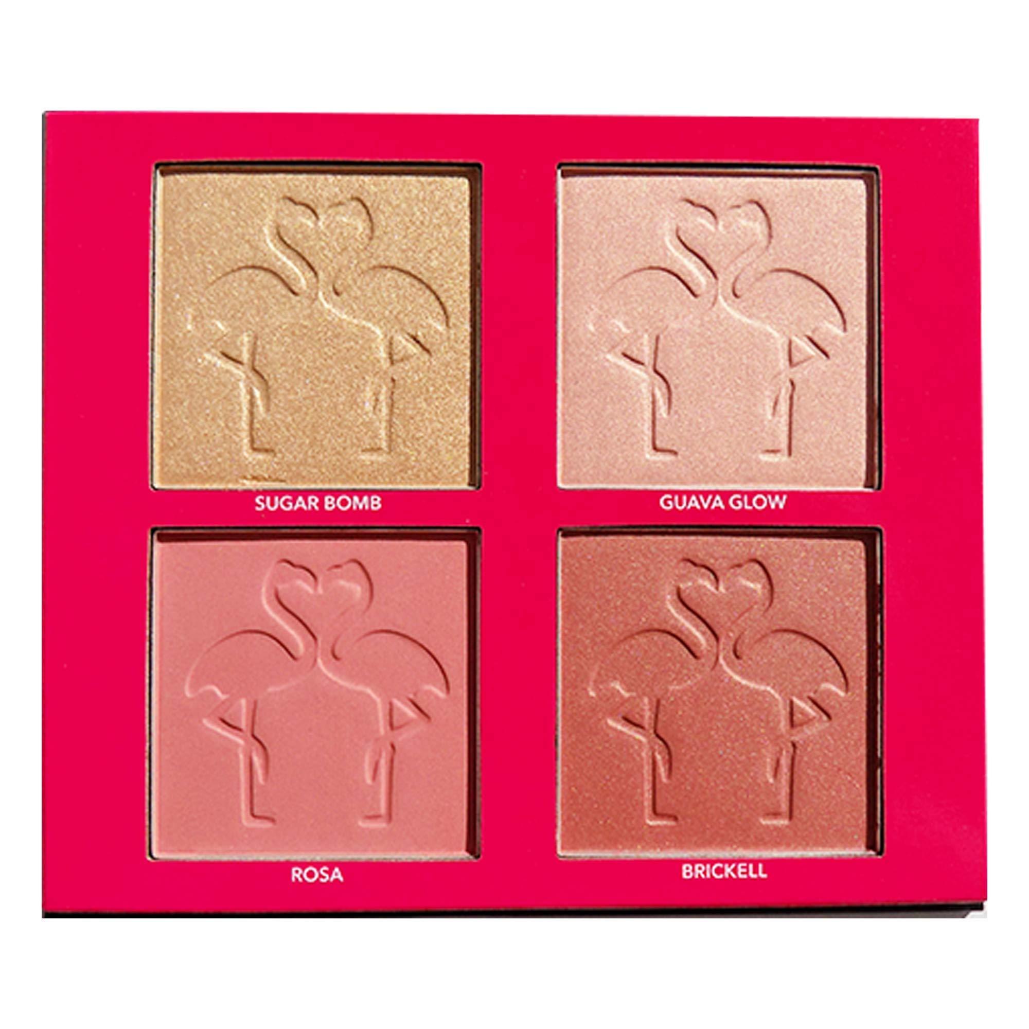 Shaina B. Miami Shaina B. Miami Blush and Highlight Mini Palette,6.5 Inch