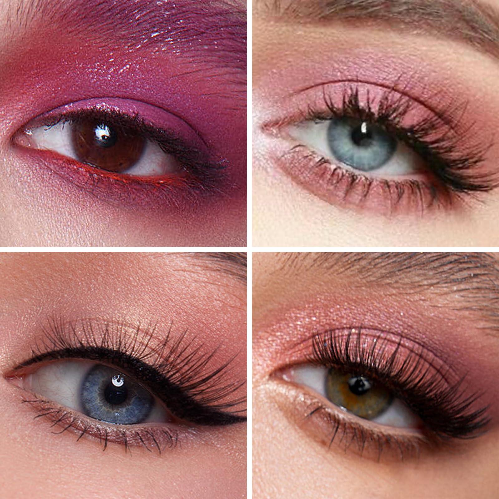 Arousar Arousar Eyeshadow Palette, Matte Shimmer Glitter Pink Eye Makeup Palette, Highly Bold Pigmented Pressed Powder Palette, Natural Velvet texture Fading Rose