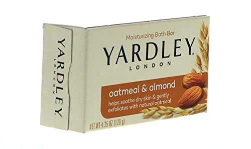 Yardley Yardley 7838-2 Yardley London Oatmeal and Almond Naturally Moisturizing Bath Bar, 4.0 oz. (Pack of 2)