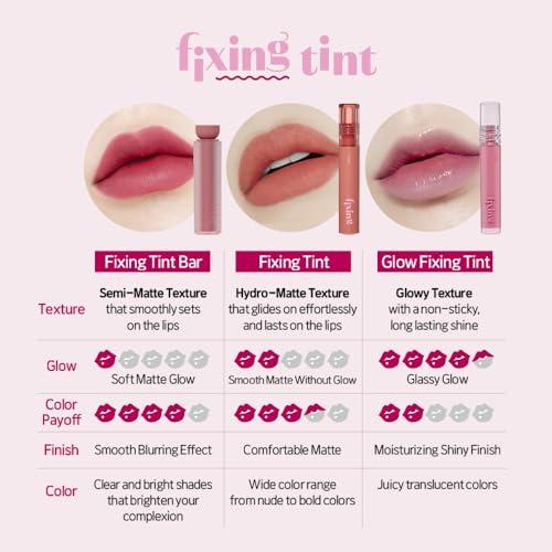 ETUDE ETUDE Glow Fixing Tint #7 Cold Fuchia | Non-Sticky Glossy Shine Lip Stain | Fills up with Comfortable Moisture | Tints for Dry Lips