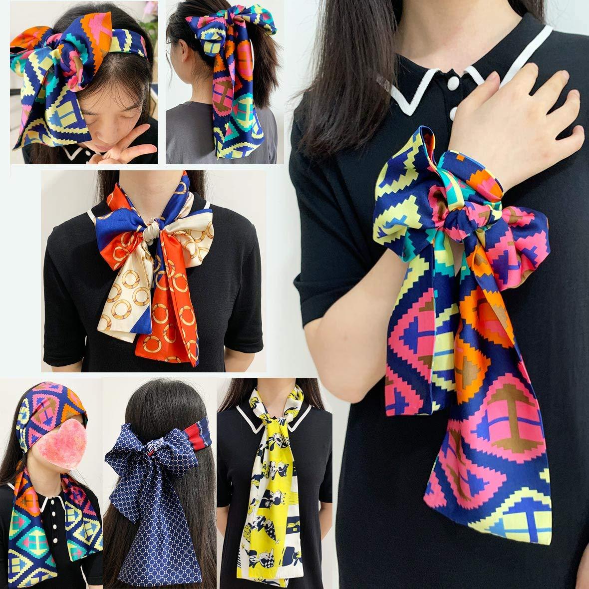 XTREND XTREND Satin Edge Laying Scarf Wrap Headband edge Laying Scarf for lace Wigs Non-slip Hair Wrap Satin Wig Grip For Wig