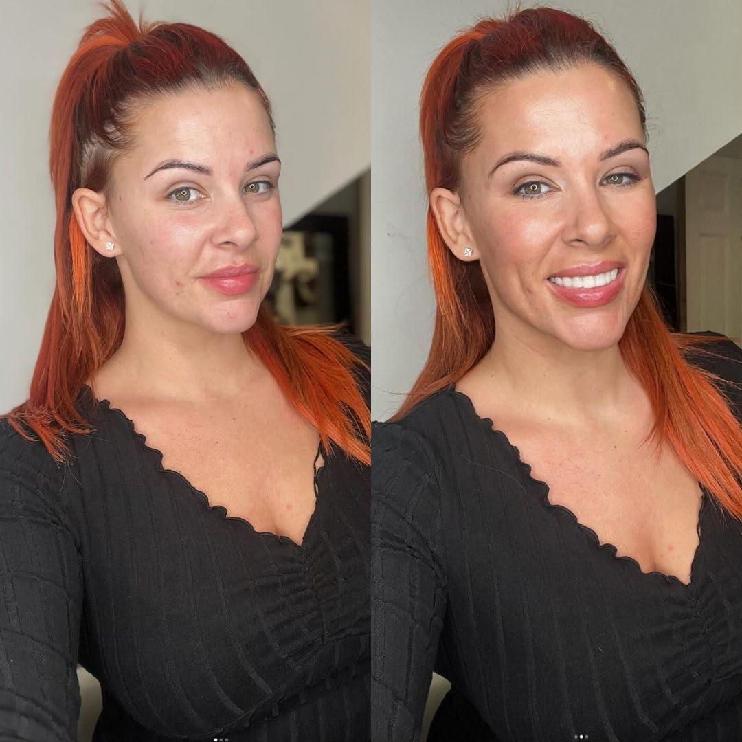 Skinny Tan SkinnyTan 1 Day Instant Tanner - Self Tanning Lotion for Face and Body - Skin-Perfecting Coverage with Delicious Scent - Easy Rinse - Medium - 3.3 oz