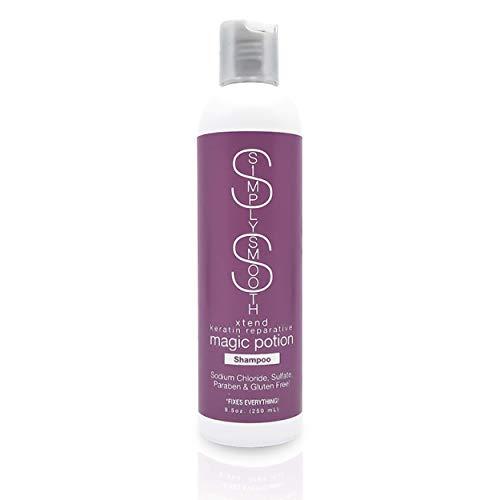 SIMPLY SMOOTH Simply Smooth Keratin Reparative Magic Potion Shampoo and Conditioner - Collagen Soothing Daily Haircare for All Hair Types with Anti-Breakage Benefits, 8.5 Oz