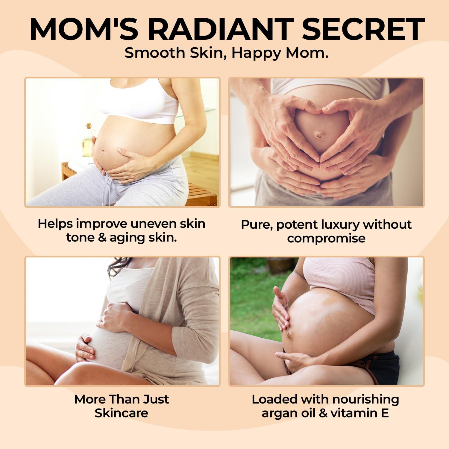 Skin And Senses Fearless MaMa Stretch Mark Prevention Belly Butter for Pregnancy - 100% Natural Loaded With Ingredients That Nourish & Moisturize. Stretch Marks & Scars Defense (Unscented)