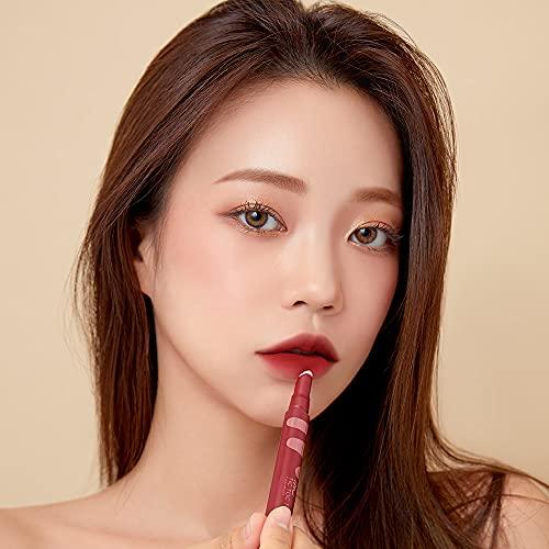 I\'M MEME I\'M MEME I\'M Tictoc Tint Lip Cashmere | Soft Matte Finish Lipstick | 006 Smoky Amber | K-Beauty | Vegan