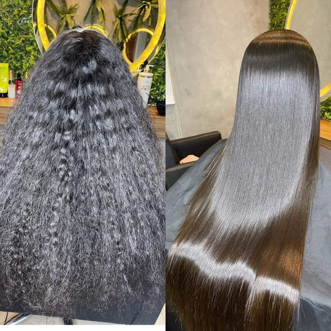 OGC Cosmetics OGC Cosmetics - Brazilian Keratin Treatment Complex Blowout - Organic Care Cosmetics - 8.5 fl oz (250ml) - Hair Straightening