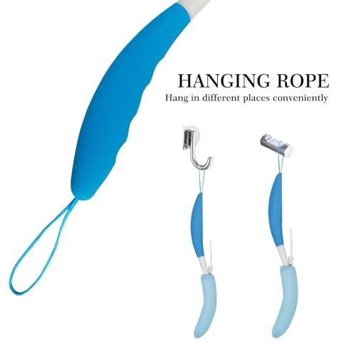 Leetye Mei Leetye Mei Long Handled Shower Brush, Non-Slip Long Handle Bath Brush, Back Body Brush Gentle Exfoliating and Lather Well Deep Cleansing Long-Lasting for Body