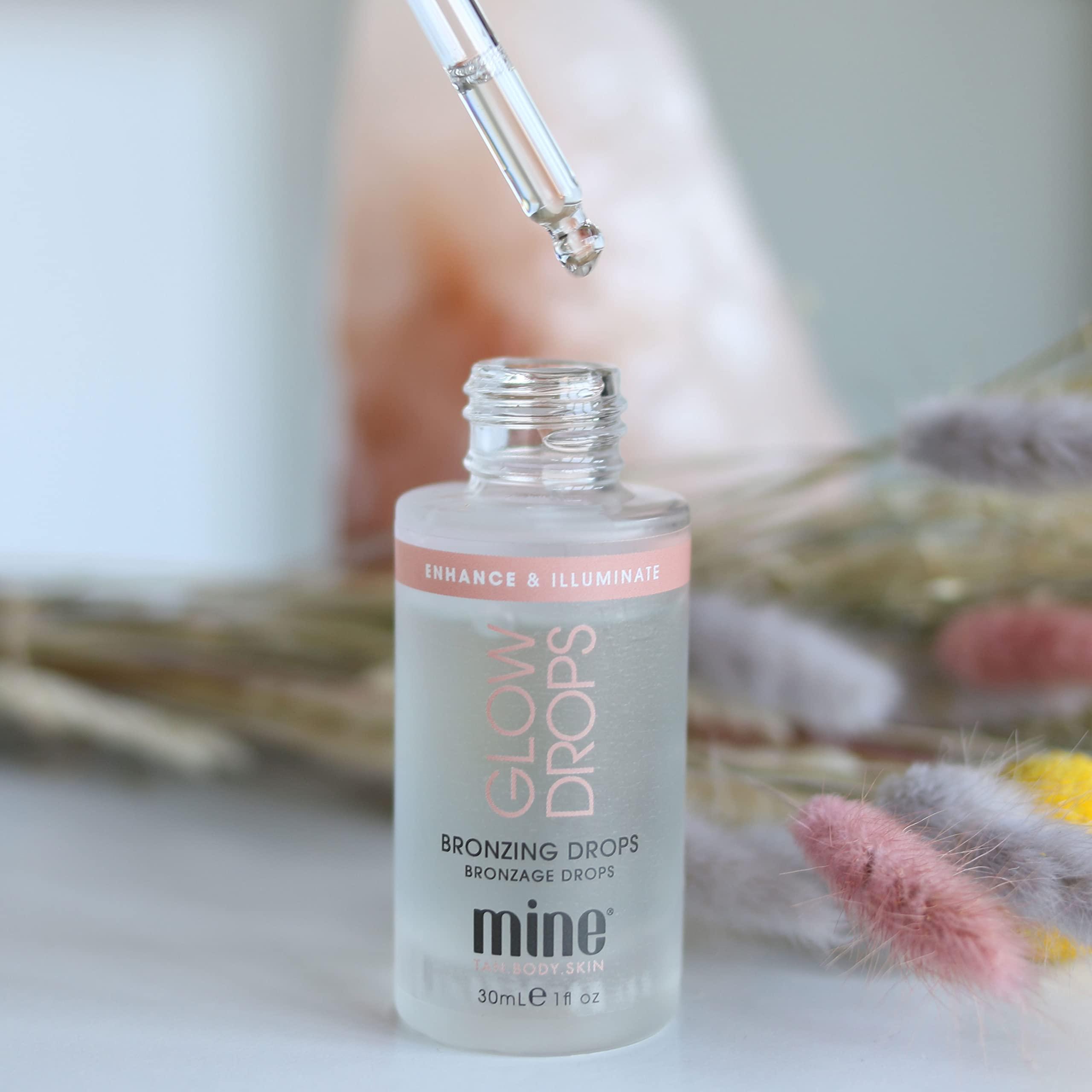 MINETAN BODY.SKIN MineTan Self Tanner Tan Drops - Ultra Premium, Clean Sunless Tanner with 100% DHA, Infused With 7 Luxurious Oils + Vitamin C For Moisturizing, Glowing Skin, 100% Vegan & Cruelty Free, 200ml